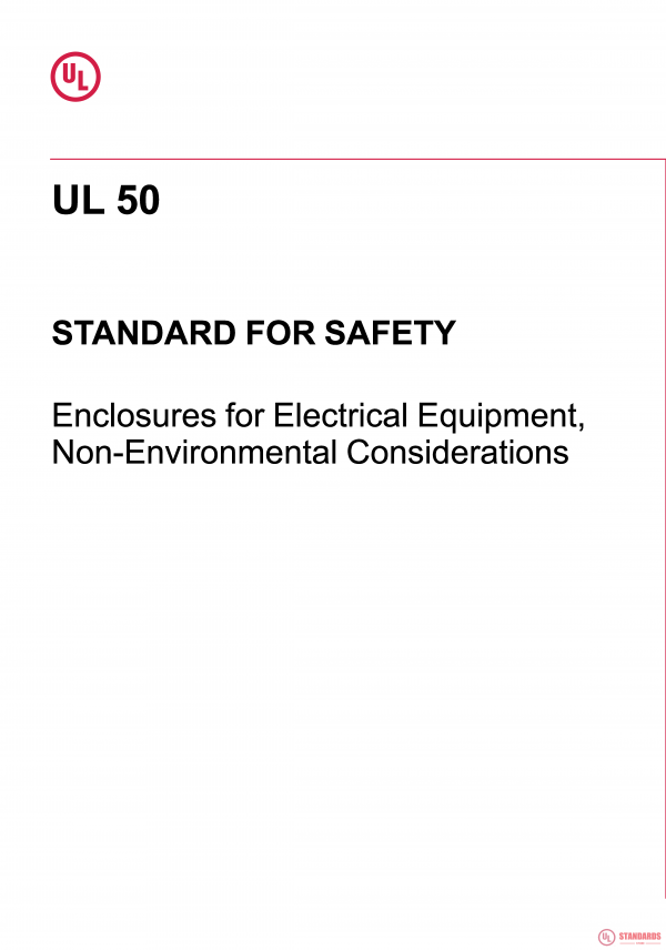 UL 50 PDF